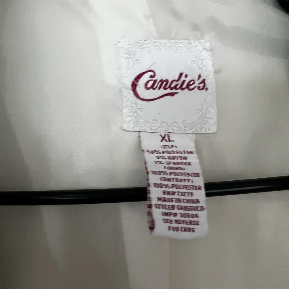 Candie's Ruffed Pea Coat. - Picture 6 of 9